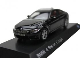 Black 1:43 Scale Diecast BMW 4 Series Coupe Model