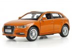1:32 Red / Orange / White / Brown Diecast Audi A3 Sportback Toy