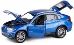 Blue / Red 1:26 Scale Diecast BMW X6 SUV Model