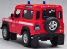 1:24 Scale Red Welly Diecast Land Rover Defender Model