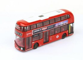Red New Routemaster Bus Diecast Double Decker London Bus Toy