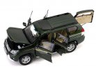 White / Green 1:18 Scale Diecast Toyota Land Cruiser PRADO Model