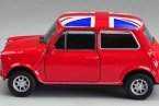 Kids Welly 1:36 Red / White Diecast Mini Cooper 1300 Toy