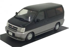 Black 1:43 Scale Diecast Nissan Elgrand 1997 Model