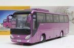 Purple 1:42 Scale Diecast YuTong Coach Bus Model
