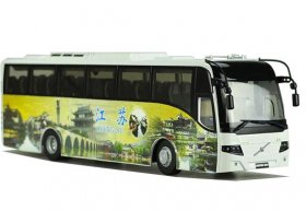 1:42 Scale China Tourism JiangSu Diecast Volvo 9300 Bus Model