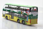 Happy Farms Theme 1:32 Scale Kids Alloy Double Decker Bus Toy