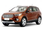 White / Brown 1:18 Scale Diecast 2017 Ford Kuga SUV Model