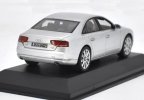 Silver 1:43 Scale Diecast Audi A8 Model