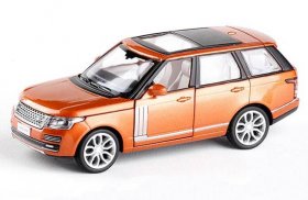 1:32 Orange / Black / Champagne Kids Diecast Range Rover Toy