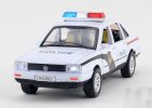 1:32 Scale White Diecast VW Santana Police Car Toy
