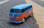 Full Functions 1:26 Scale Kids Blue-Orange R/C VW T1 Bus Toy