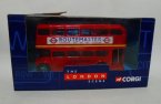 1:76 Scale CORGI Red NO.2 London Double Decker Bus Model