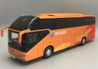 White / Orange 1:42 Die-Cast ShangHai SUNLONG SLK6120 Tour Bus