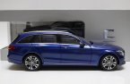 1:18 Scale White / Blue 2016 Diecast Mercedes-Benz C200 Model