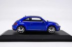 1:43 Scale Blue Diecast VW Beetle Model