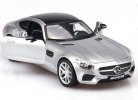 Silver 1:24 Scale Maisto Diecast Mercedes-Benz AMG GT Model