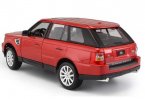 Silver / Red 1:18 Scale Maisto Diecast Range Rover Sport Model
