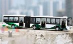 Yellow / Red / White Die-Cast Articulate Beijing City Bus Toy