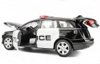 Kids Black-White 1:32 Scale Police Diecast Audi Q7 Toy
