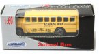 1:60 Scale Welly Brand Yellow School Bus Toy