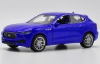 Blue 1:36 Scale Welly Kids Diecast Maserati Levante SUV Toy