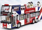 1:42 Scale Red London Sightseeing Diecast Double Decker Bus Toy