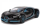 Black 1:18 Scale Bburago Diecast Bugatti Chiron Model