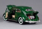 Green 1:18 Scale Bburago Diecast 1955 VW Kafer Beetle Model