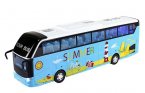 Blue 1:32 Scale Kids Cool Summer Diecast Coach Bus Toy
