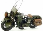 Tinplate Army Green Large Scale 1942 Harley Davidson WLA Model
