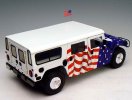 Blue 1:18 Scale EXOTO Diecast Hummer H1 Model