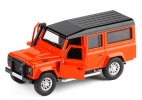 Kids Gray / Orange / Dark Green Diecast Land Rover Defender Toy