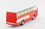 Red Alloy Made Kids Tour Bus Toy