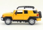 Blue / Yellow / Black 1:32 Scale Diecast Toyota FJ Cruiser Toy