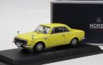 1:43 Scale Yellow NOREV Diecast 1967 Toyota 1600GT Model