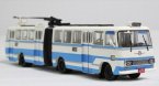 Blue 1:76 NO. 27 ShangHai SK561GF Diecast Trolley Bus Model
