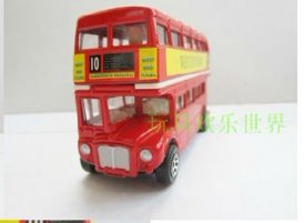 Medium Size Kids Red London Double Decker Bus Toy