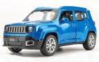 Kids Red / Blue / White 1:32 Scale Diecast Jeep Renegade Toy