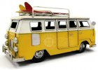Red / Blue / Green / Yellow Handmade Small Scale Tinplate VW Bus