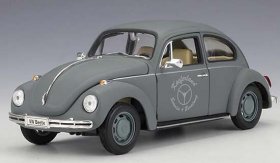 1:24 Scale Gray Welly Diecast Volkswagen Beetle Model