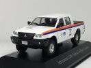 1:43 Scale White IXO Diecast Mitsubishi L200 Pickup Truck Model