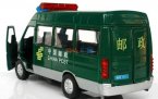 Kids 1:32 Scale Green China Post Iveco Bus Toy