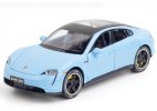 White / Blue / Pink / Red 1:32 Scale Diecast Porsche Taycan Toy