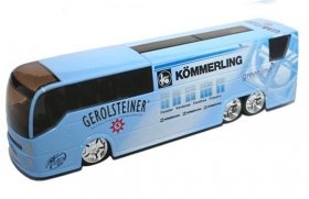 Blue 1:50 Scale TOUR DE FRANCE GEROLSTENER Bus Model