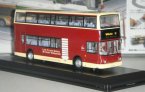 Wine Red 1:76 Scale CMNL Die-Cast Dennis Trident Double-Deck Bus