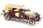 Wine Red 1:14 Scale Retro Tinplate 1934 Duesenberg Model J Car
