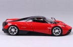Blue / Red 1:24 Scale MotorMax Diecast Pagani Huayra Model