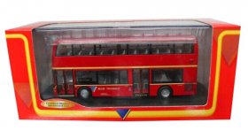Red 1:76 Scale CMNL Diecast London Double Decker Bus Model