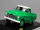 1:43 Green IXO Diecast 1956 Chevrolet Marta Rocha Pickup Model